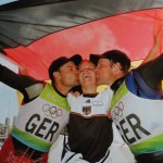 ...mit Rene Schwall und Roland Gäbler - sie gewannen Bronze
